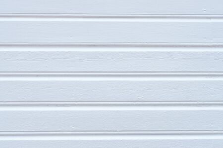 White painted rustic wood planks background. Stavanger, Norway.の写真素材