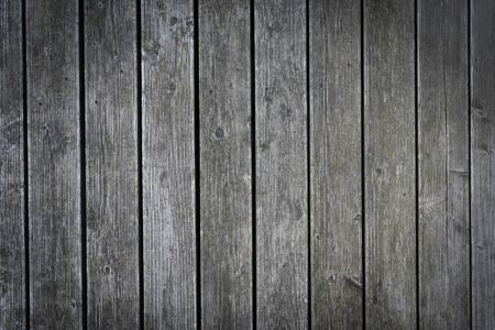 Rustic wood planks background with nice vignetteの写真素材
