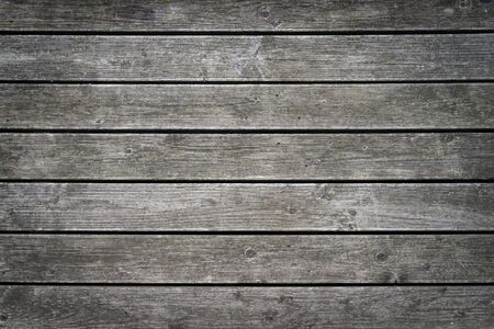 Rustic wood planks background with nice vignetteの写真素材