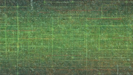 seamless pattern out of crossed orthogonal lines in four colors