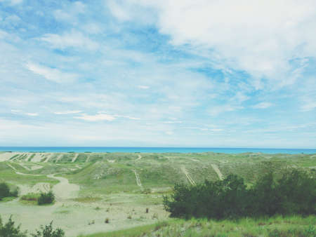 Blue green shorelineの素材