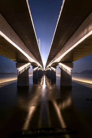 under the bridgeの写真素材