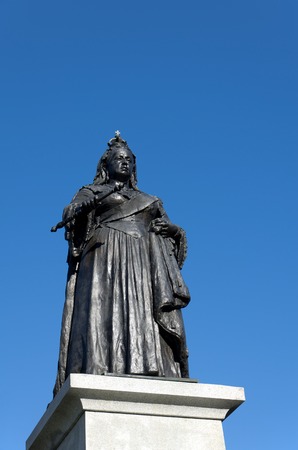 Statue of Queen Victoria as seen in Kitchenerのeditorial素材