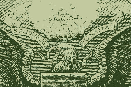 USA money finance eagle backgroundのイラスト素材