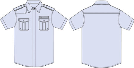 men military shirtsのイラスト素材