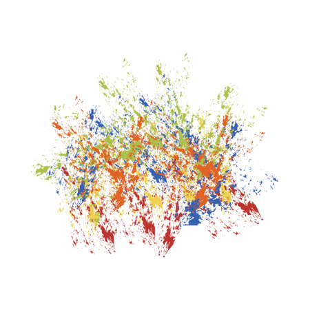 Spot paint  abstraction vectorのイラスト素材