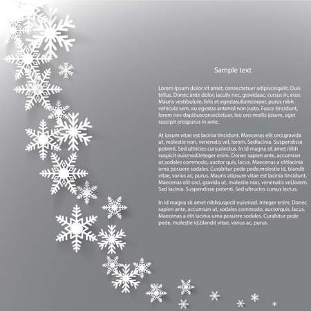 Abstract Winter Background  Vectorのイラスト素材