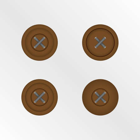 buttons isolated