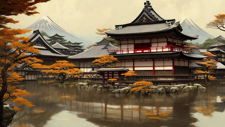 Autumn season in Kyoto, Japan.の素材