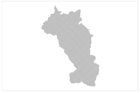 Paro state of Bhutan Vector map illustration on white background, seamless colorful mapのイラスト素材