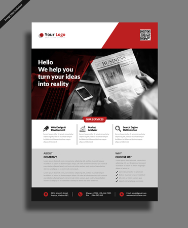 Business Corporate Flyerのイラスト素材