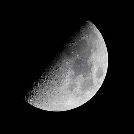Moon at nightの写真素材