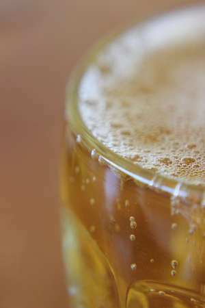 Beer in glass