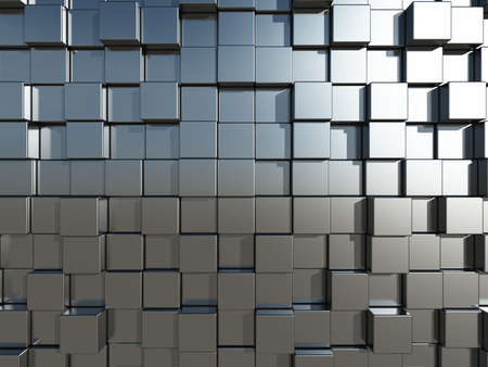 3d cubes background - illustrationの写真素材