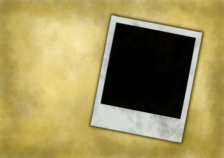 instant photo frame on grunge backgroundの写真素材