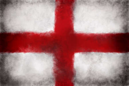 abstract background illustration - flag of englandの写真素材