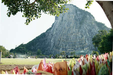 Buddha  in Mountainの写真素材