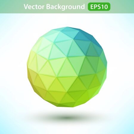 3D geometric primitive volume figure on a light backgroundのイラスト素材