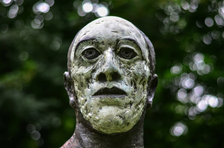 Wakefield-England July-2016 Yorkshire Sculpture Park, Internationally exhibition in the UK, This Season: "Not Vital", Editorial photoのeditorial素材