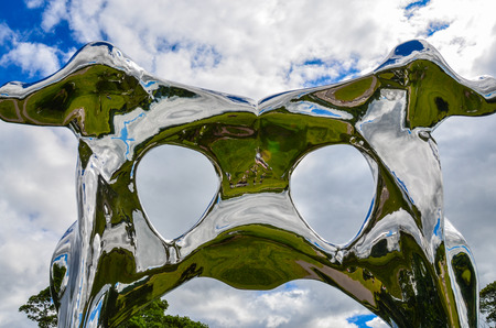 Wakefield-England July-2016 Yorkshire Sculpture Park, Internationally exhibition in the UK, This Season: "Not Vital", Editorial photoのeditorial素材