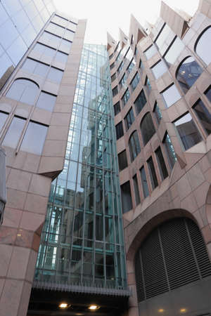 modern buildings in the city centerの写真素材