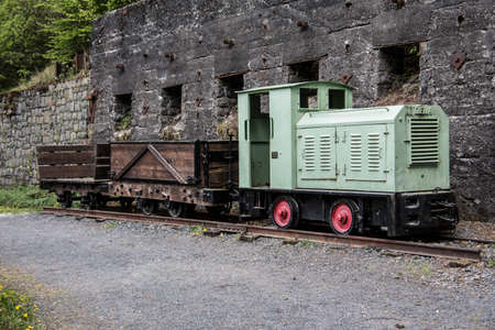 steel narrow-gauge railway in mining