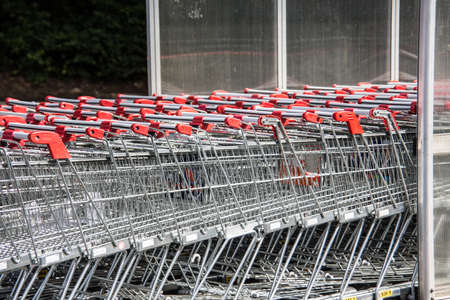 Shopping cart at the supermarket