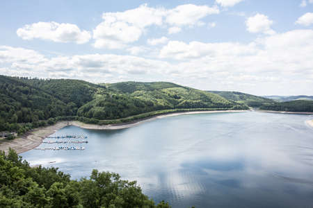 Bigge dam near Attendorn in summer