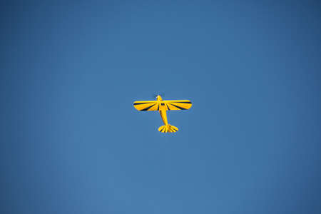 Aircraft in the air over sports airfield HÃ¼nsbornの写真素材