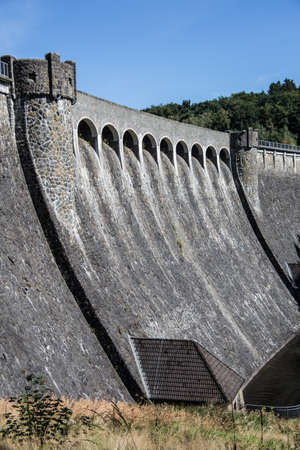 Kerspe dam in the Bergisches Landの写真素材