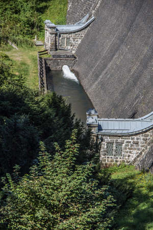 Neye dam in the Bergisches Landの写真素材