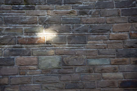 old masonry made of natural stonesの写真素材