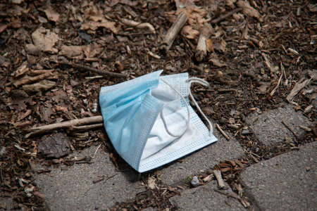 medical mouthguard with ribbon for fasteningの写真素材