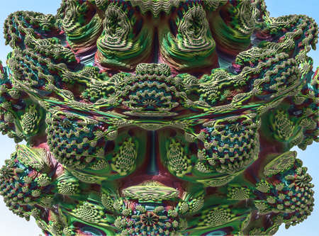 Pictures of three-dimensional fractalsの写真素材