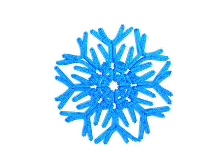 blue ice crystal with filigree shapesの写真素材