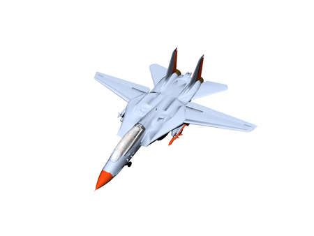 military combat aircraft with armamentの写真素材
