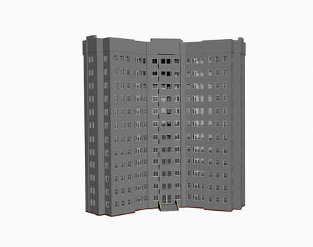 large concrete apartment blocks in big cities