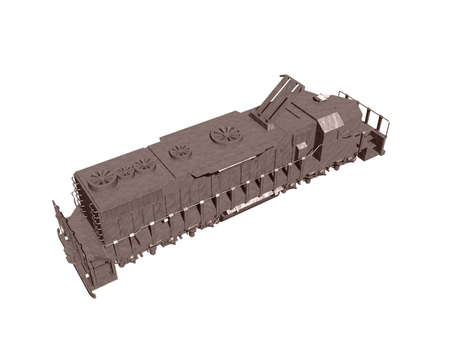 heavy steel electric locomotive
