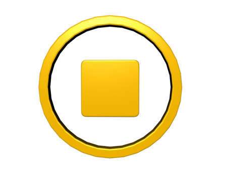 Round symbols for start stop on consumer electronics devices