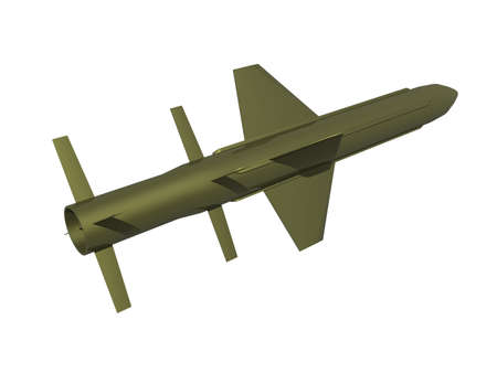 Missile or torpedo with tail unit and bomb loadの写真素材