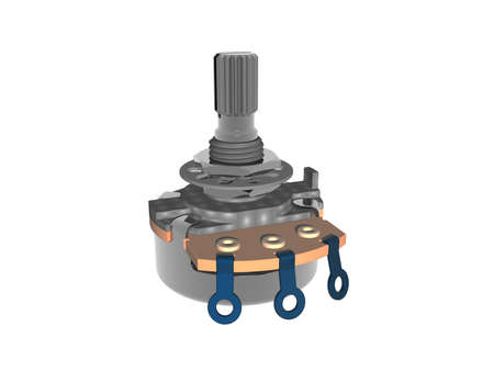 Potentiometer as an electronic control unitの写真素材