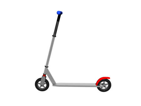 Children's scooter to playの写真素材