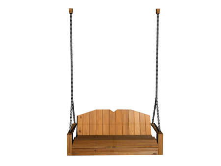 swing in the gardenの写真素材