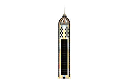 high skyscraper in the metropolis