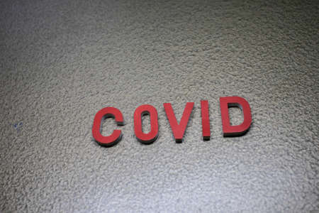 red Word for Virus alertの写真素材