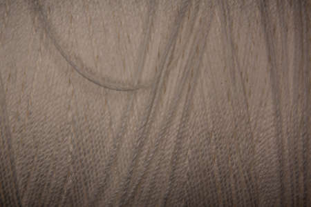 Twine wound up for sewing