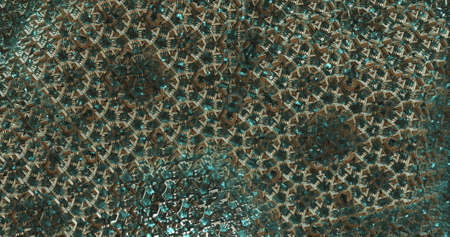 colored structures from fine fibers
