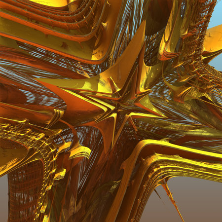 Pictures of the appleman fractalsの写真素材