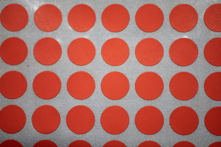 even red dots arranged evenly in a pattern