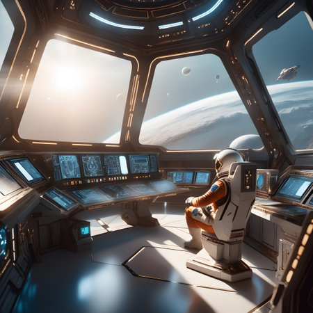 The sky and universe with stars and planetsの素材